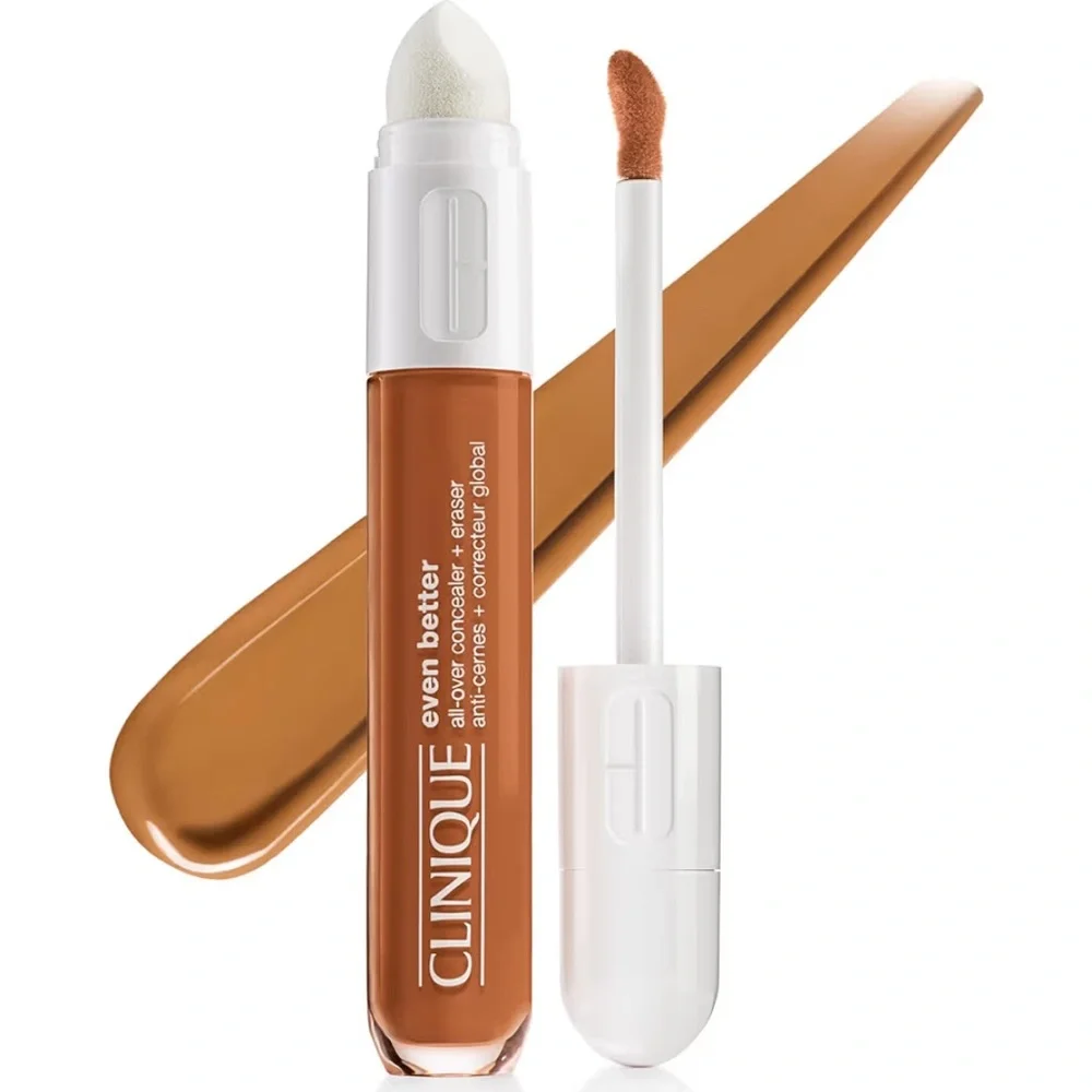 Clinique’s Even Better All-Over Concealer + Eraser  Color Corrector WN118 Amber